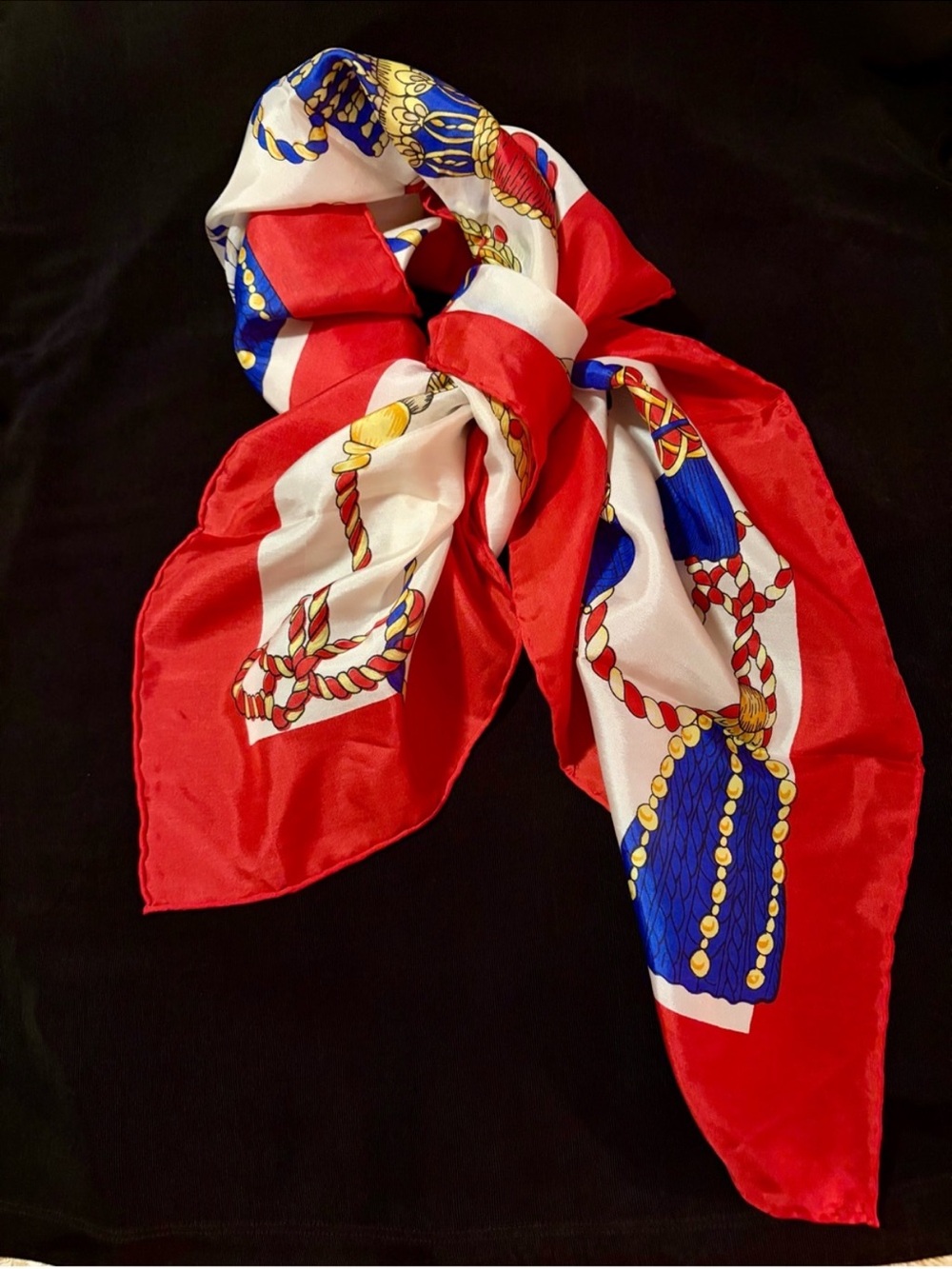 New Chanel Style Gorgeous Silk Scarf